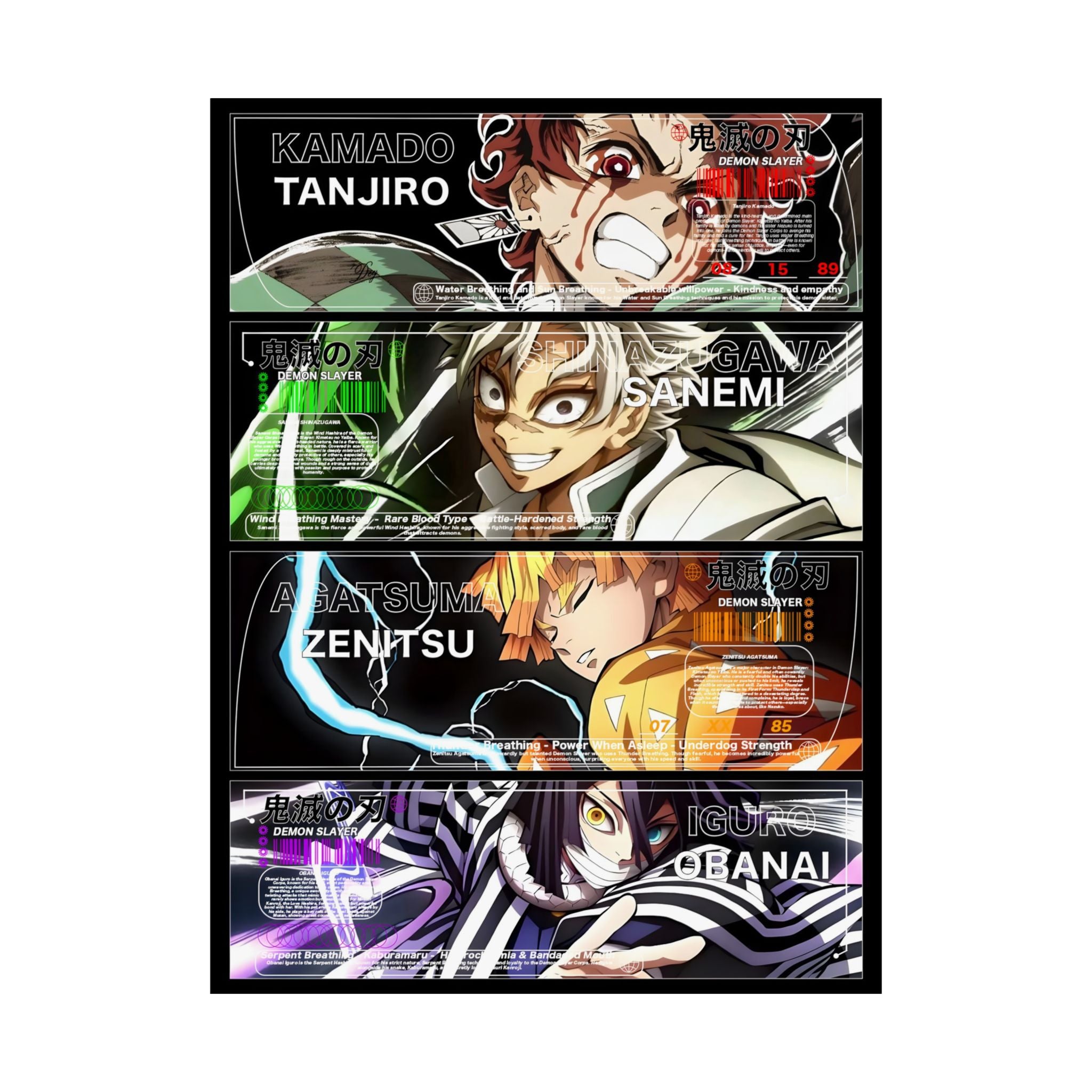 Demon Slayer Anime Poster