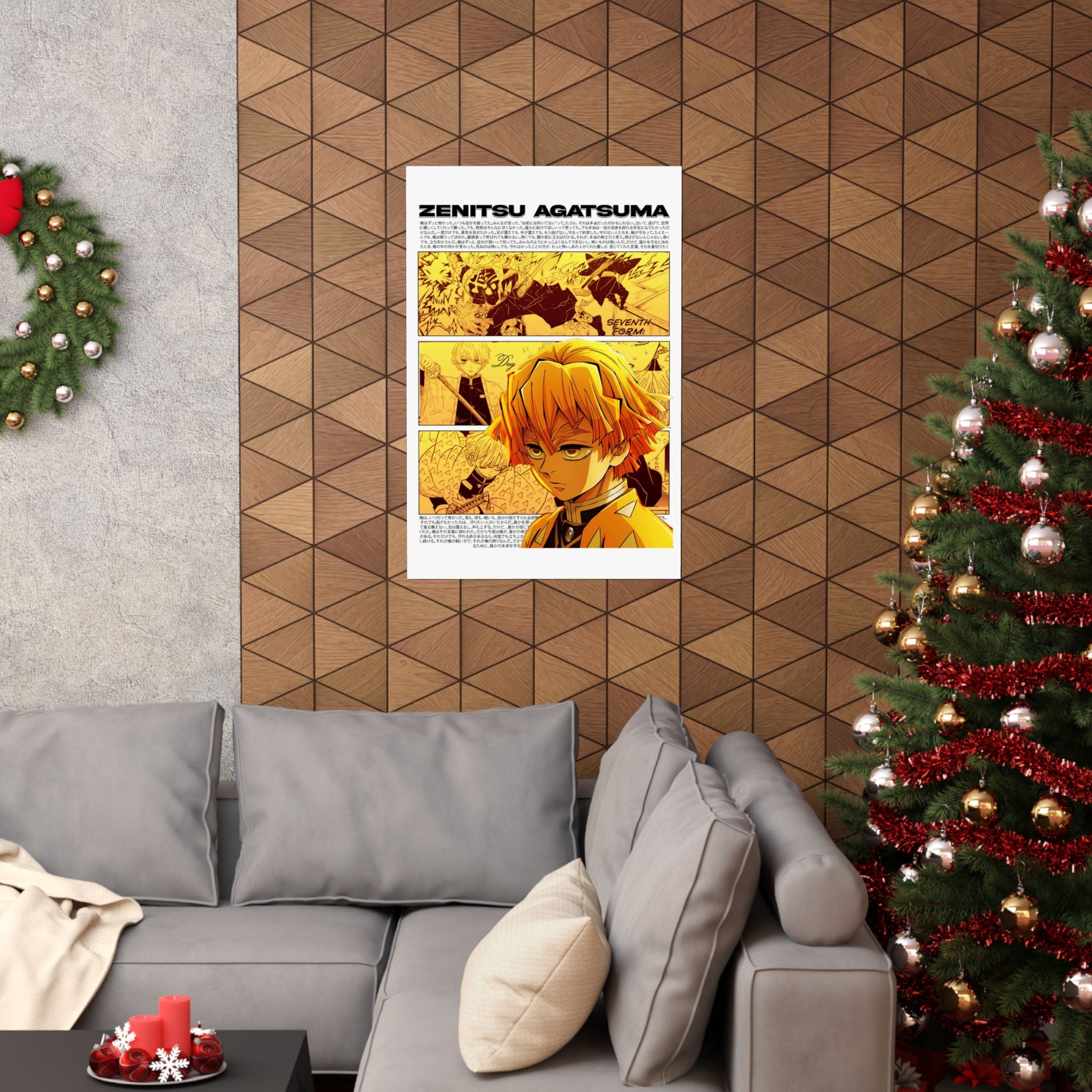 Zenitsu Agatsuma Matte Poster