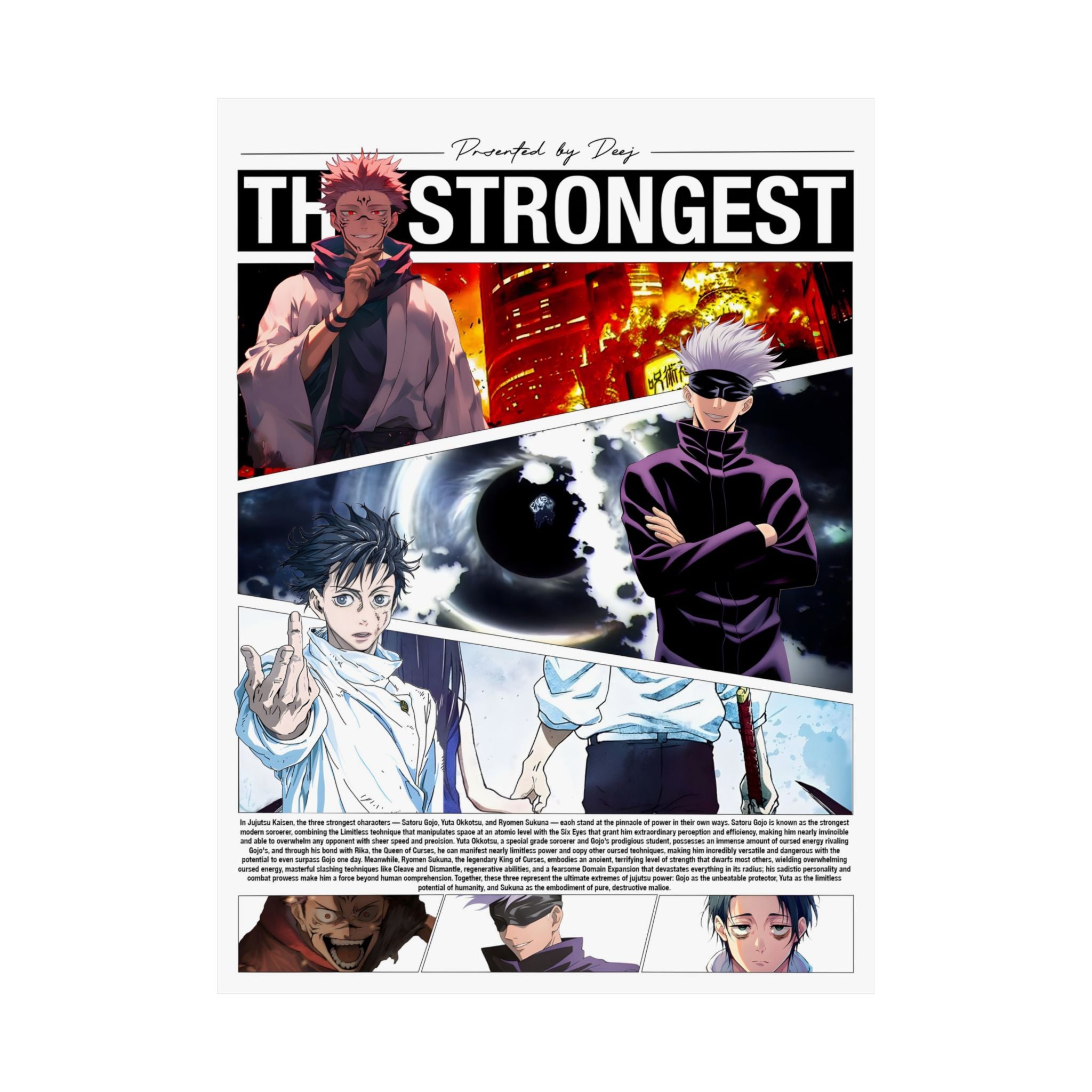 The Strongest Jujutsu Kaisen Anime Characters