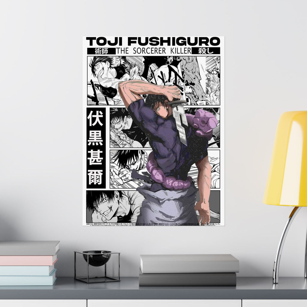 Toji Fushiguro Jujutsu kaisen Anime Poster