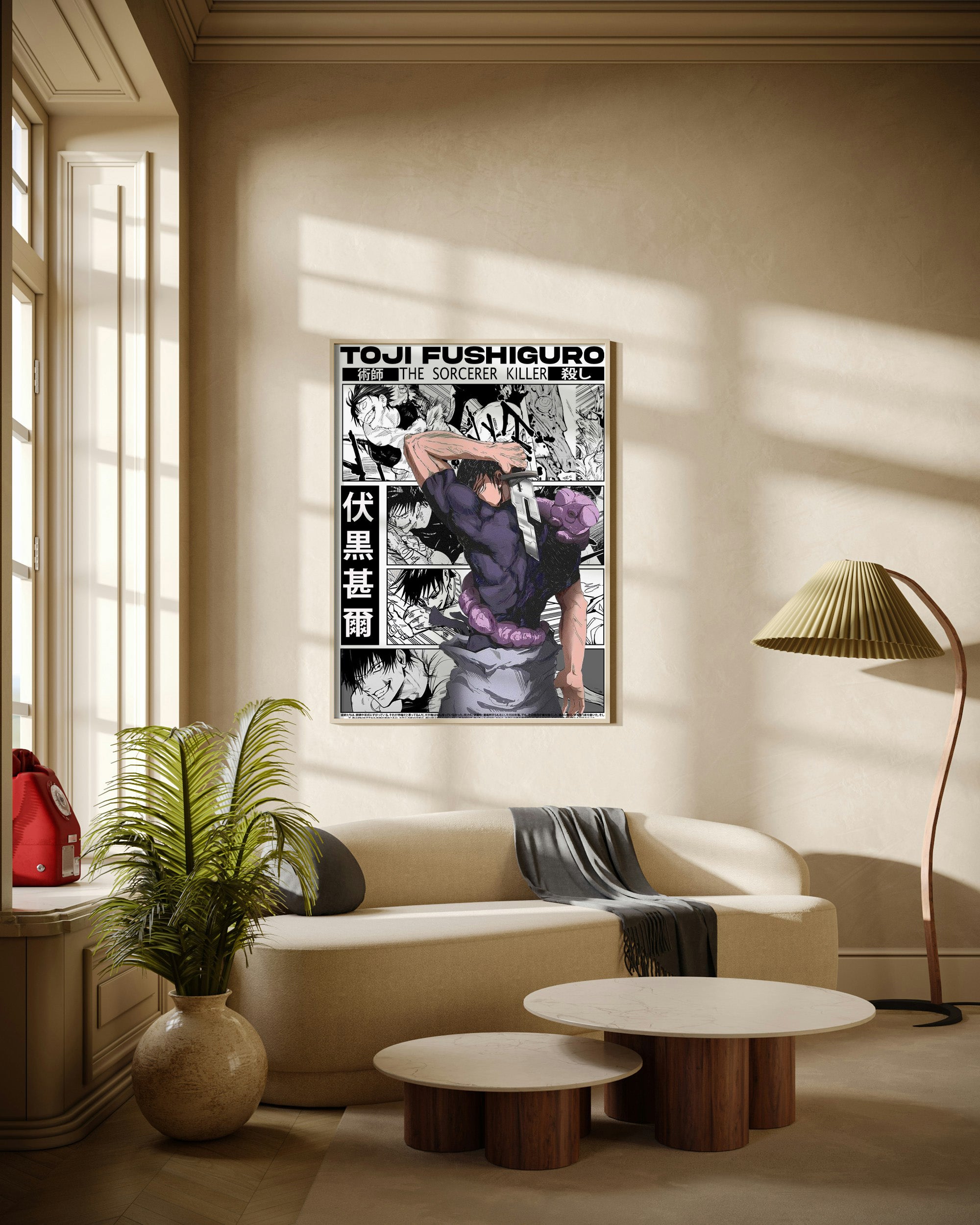 Toji Fushiguro Jujutsu kaisen Anime Poster