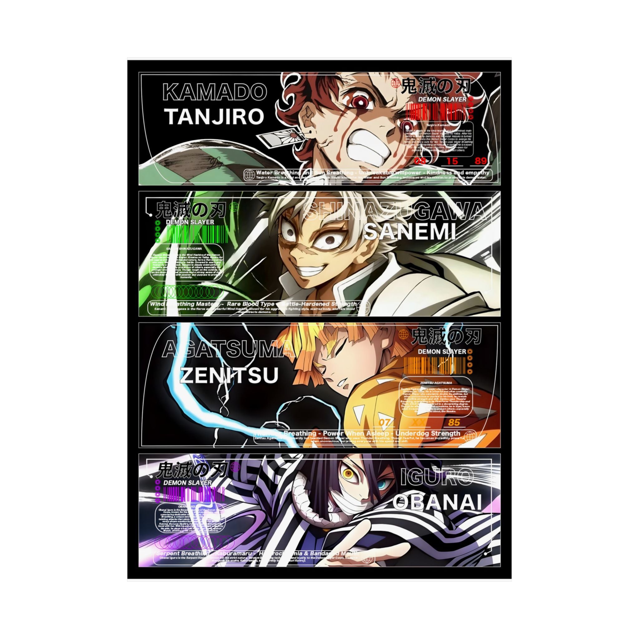 Demon Slayer Anime Poster